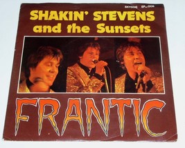 Shakin Stevens Sunsets Frantic Import 45 Rpm Record 1975 Skydog Picture Sleeve - £31.97 GBP