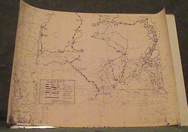 WWII US Army 18" x 23" Strategic Theater Of Operations Map Burma Road Myanmar - $35.00