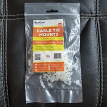 Cable Mounts CM2-W-100-P 100 Count Pack White 15mm x 10mm x 7mm New In Package - £8.34 GBP