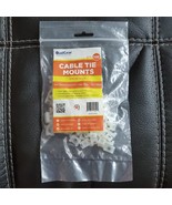 Cable Mounts CM2-W-100-P 100 Count Pack White 15mm x 10mm x 7mm New In P... - £8.20 GBP