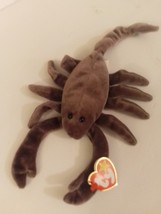 Ty Beanie Babies Stinger the Scorpion Brown 12&quot; Long Retired Mint With A... - £11.73 GBP