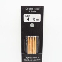 Crystal Palace Bamboo Double Point Knitting Needles 8 Inch US Size 4 3.5mm - £6.68 GBP