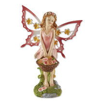 Solar Pink Fairy Garden Figurine - £19.74 GBP