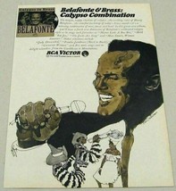 1966 Print Ad Harry Belafonte RCA Victor Records Calypso - £7.04 GBP