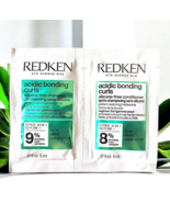 REDKEN ACIDIC BONDING CURLS SHAMPOO &amp; CONDITIONER (.17 oz/5mL each) Free... - $245.18 MXN