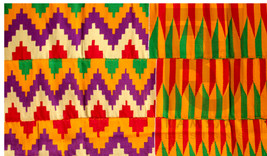 Kente Handwoven Cloth Asante Kente Ghana Kente African Art 6 yards - £287.49 GBP