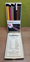 Vintage Set of General Pencil Co Kimberly Thin Lead Water Color Drawing ... - £23.70 GBP