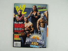 WWE World Wrestling Entertainment Magazine April 2008 WrestlerMania Lockerroom - £13.44 GBP