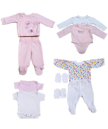 Baby Girl Clothes Bundle of 10 Pieces, Newborn, size 00000, Pre-owned - $25.09 CAD