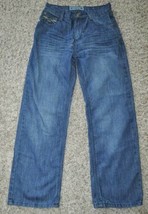 Boys Jeans Denim &amp; Rivets No. 37 Medium Blue Crinkled Denim-size 18 - £11.73 GBP