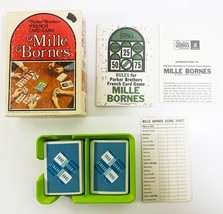 Vintage 1971 Parker Brothers Mille Bornes French Auto Racing Card Game C... - $19.34