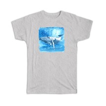 Humpback Whale Watercolor Art Print : Gift T-Shirt Ocean Animal Water Nature Pro - £14.25 GBP