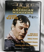 The Great American Western Volume # 4   4 Movies  DVD John Wayne - $7.65