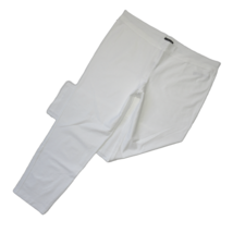 NWT Eileen Fisher Slim Ankle w/ Yoke in White Washable Stretch Crepe Pants XXL - £73.54 GBP