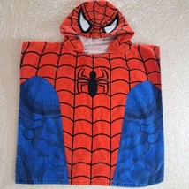 Spiderman Hooded Towel Poncho Ultimate Spider-man Shower Hoodie Youth - £10.65 GBP