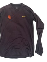 Nike USC Trojans Long Sleeve Dri-Fit Shirt Small Black NCAA Athletic Top image 4
