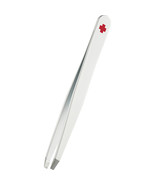 Rubis White with Red Swiss Cross Slanted Tweezer 3.75&quot; - $1,029.68 MXN