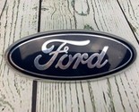 9 Inch Black Front Grille Rear Tailgate Emblem Oval 9inX3.5in Decal Logo... - $18.99