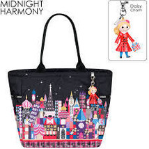 Lesportsac It&#39;s a Small World Midnight Harmony Picture Tote - £231.27 GBP