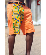 Kente Men&#39;s Shorts Men&#39;s Summer Shorts Men&#39;s Casual Wear African Clothin... - $74.61 CAD