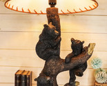 Ebros Whimsical 3 Adventurous Black Bear Cubs Climbing Stunted Tree Tabl... - $119.99