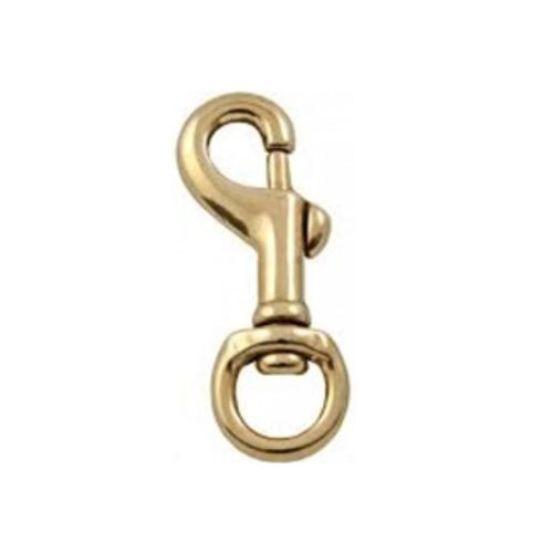Brass Round Eye Snap Hook - 3/4&quot; - $32.76