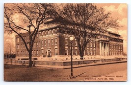 Postcard Soldiers&#39; Sailors&#39; Memorial Hospital Masonic Home Utica New York NY - £3.55 GBP