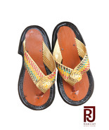 Traditional Handmade Men’s Slipper Ghanaian Traditional Slippers Men&#39;s s... - $75.29 CAD+