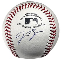 Justus Sheffield Atlanta Braves Signed Baseball Seattle Mariners Autograph Proof - £61.84 GBP