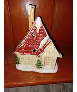 Northern Lights At Home Tea Light Holder 7&quot; Winter House  - $33.69 CAD