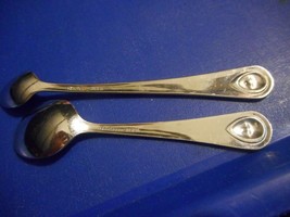 Gerber Oneida Baby &amp; Child Spoons Set Of 2 4-1/2&quot; And 5-1/2” Inscribed Jared - £15.72 GBP