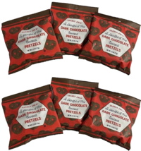6x Trader Joe's  A Handful of Tiny Dark Chocolate Covered Pretzels 2.5oz 11/2024 - $34.58