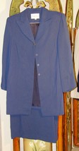 Katherine Kay Ltd. Women&#39;s 2 Piece Blue Skirt Suit Size: 16 - $24.99