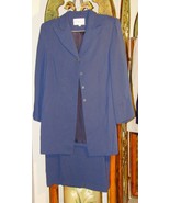 Katherine Kay Ltd. Women&#39;s 2 Piece Blue Skirt Suit Size: 16 - £19.92 GBP