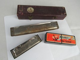 Vintage/Antique Harmonica lot GERMANY Coliseum Hohner - £35.12 GBP