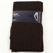 Gap Womens Tights M Medium Brown Sparkle Glitter 120 - 146 lbs 5&#39;4&quot; - 5&#39;... - $21.30