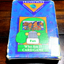 Who Am I Card Game Travel Play Family Game Dinner Time Fun Vintage - £6.86 GBP