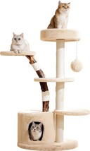 Small Modern Unique Aesthetic Cat Tree For Indoor Cats Large Adult,46 Inches Tal - £213.13 GBP