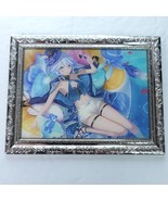 Furina Blue Hat Waifu Anime Girl Trading Card SIlver Heavy Metal 3&quot; x 4&quot; - $397.62 MXN