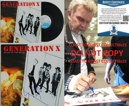 Billy Idol signed Generation X Valley of the Dolls album vinyl proof Bec... - $494.99