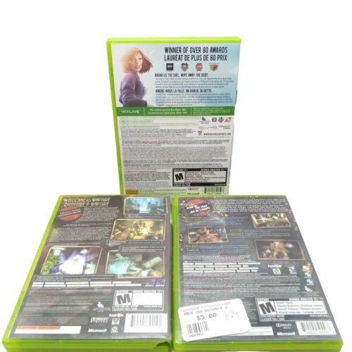 Primary image for BioShock 1, 2 & Infinite (Microsoft Xbox 360) 3 Game Bundle! 