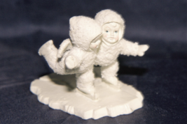 Department 56 Snowbabies Miniatures Hanpainted Pewter &quot;We Make A Great P... - £21.05 GBP