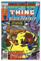 Marvel Two-in-One #40 VINTAGE 1978 Thing Black Panther - £10.08 GBP