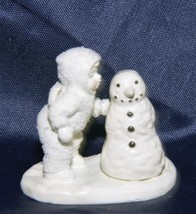 Dept 56 Snowbabies Miniatures Hand Painted Pewter &quot;Why Won&#39;t You Talk to... - £10.46 GBP