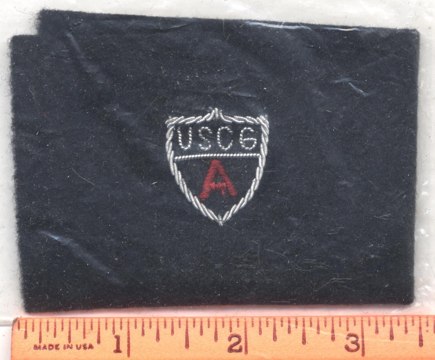Vintage US Coast Guard USCG Auxilliary Silver Bullion Shield Insignia Pa... - $6.00