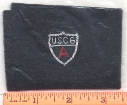 Vintage US Coast Guard USCG Auxilliary Silver Bullion Shield Insignia Pa... - $6.00