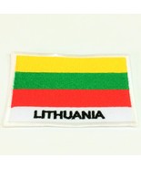 Lithuania Flag Patch Emblem Logo Badge 2 x 2.8 Inches Nation Country Sew... - £12.54 GBP