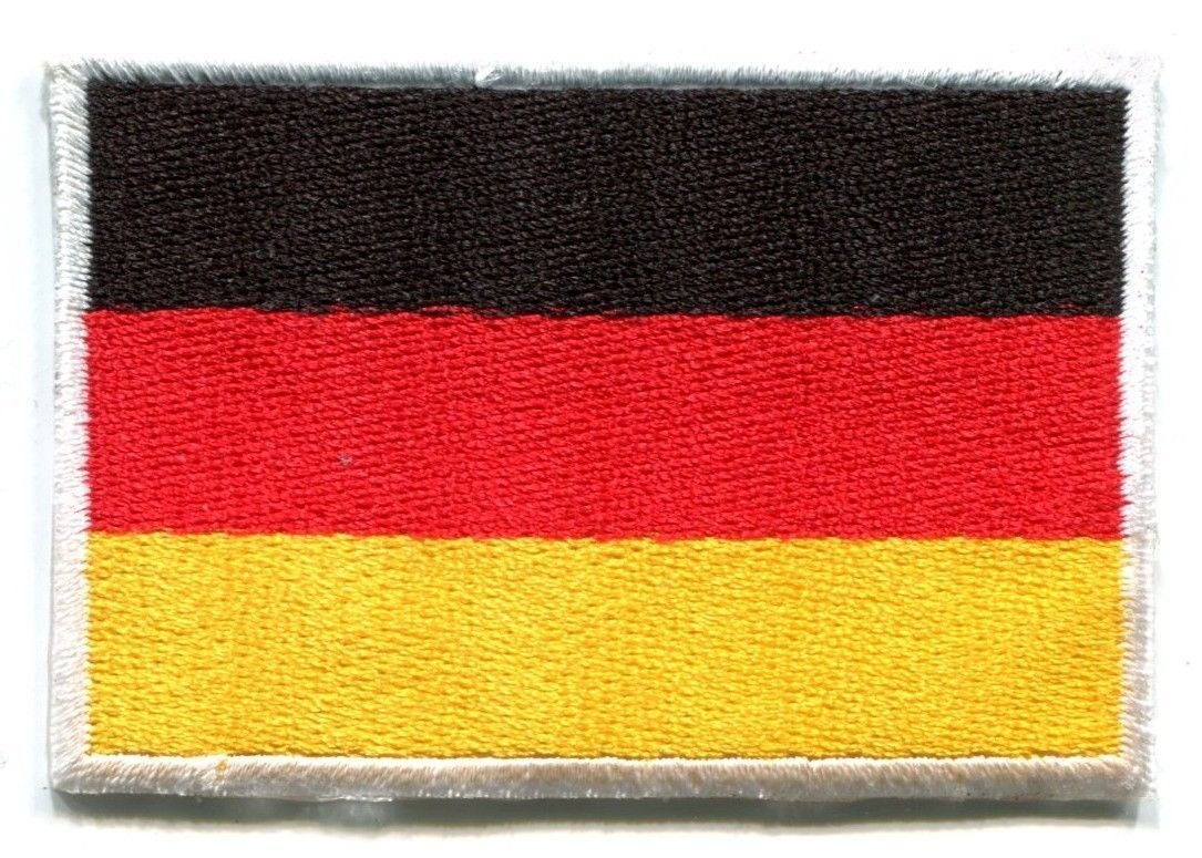 National Flag of Germany German Applique Iron-on Patch Medium New S-96 T- Shirt - $15.99