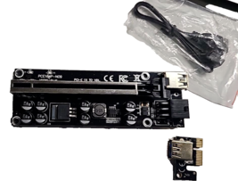 PCI-e 1x to 16x Riser Card PCE164P-N09 USB GPU Graphic Card Extension Ad... - $9.86