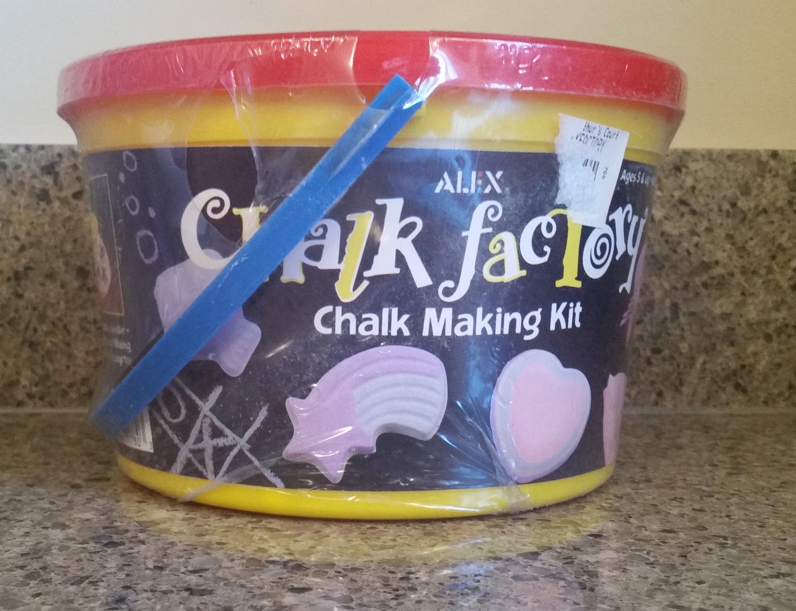 Alex chalk Factory Chalk making kit Art Supplies New Craft 8 molds 4 colors easy - $5.99